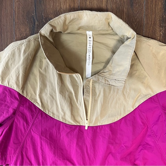 Lululemon Evergreen Anorak Prosecco / Ripened Raspberry SZ 12 - Picture 6 of 11
